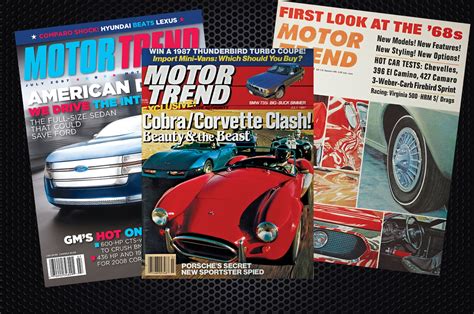 motor trend back issues online